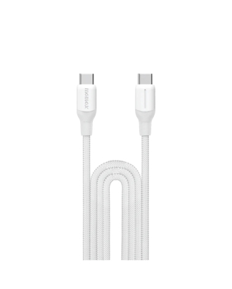 1-Link Flow USB-C to USB C Braided Cable 100W 2m - White