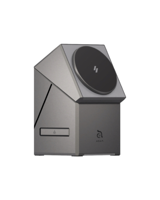 Mag Qube Qi2 3 in 1 Intelligent Charging Station - Titanium