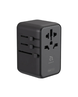 Omnia T35L Universal Travel Adapter with Built-In USB-C Cable 35W