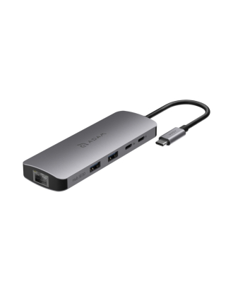 Hub SE10 USB-C 10-in-1 Multifunction Hub - Grey