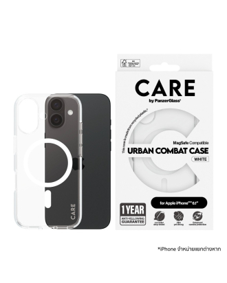 เคสใส iPhone 16 Flagship รองรับ MagSafe สี White