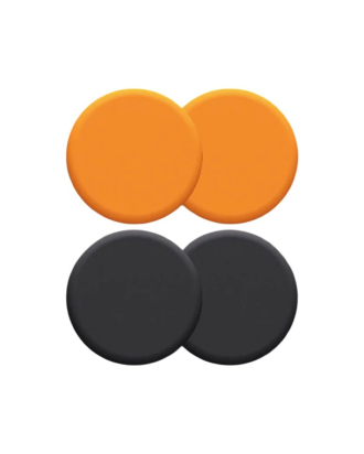 Ear Cushions Freestyle - Black/Orange