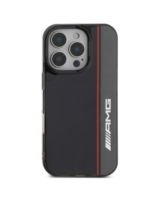 iPhone 16 Pro Max Case Bow Lines Transparent Double Layer MagSafe - Black