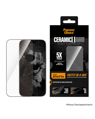iPhone 18 Pro Film Ceramic w.Fastfit in-a-box