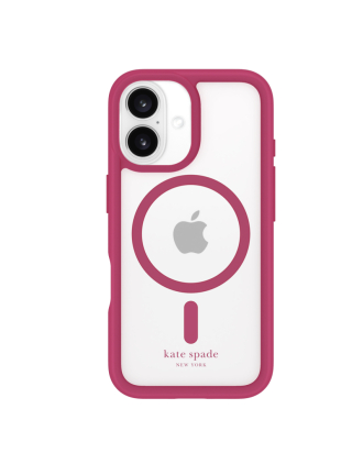 KATE SPADE Ultra Protective Magsafe for iPhone 16 - Pom Pom Pink