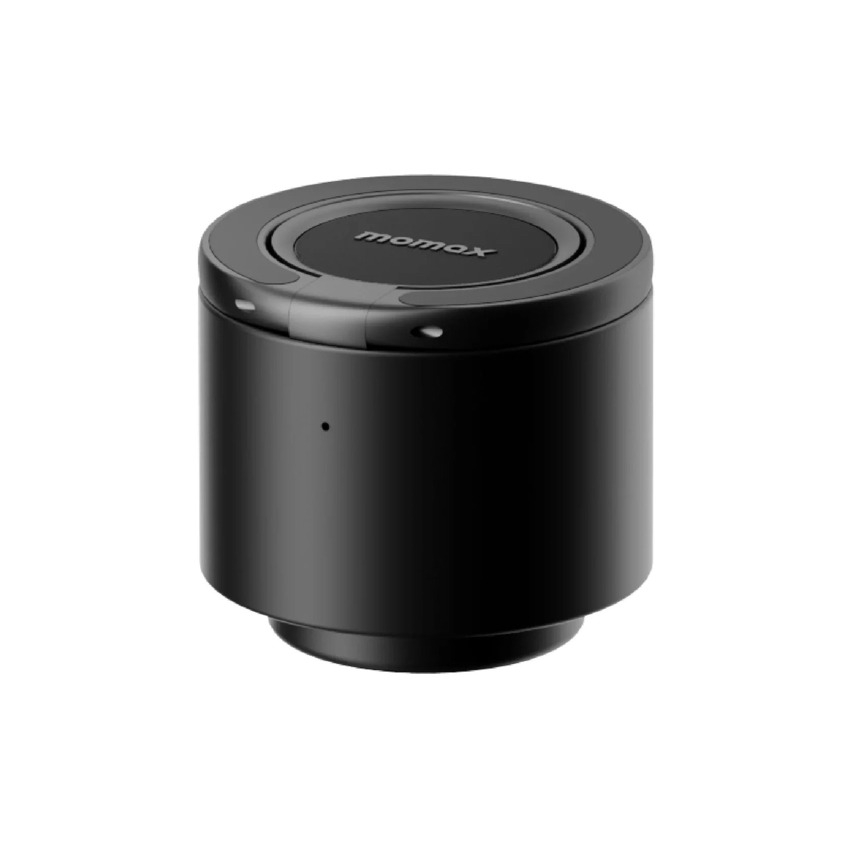 MOMAX 1-VIBE Bottle Magnetic Wireless Speaker Flask - Black