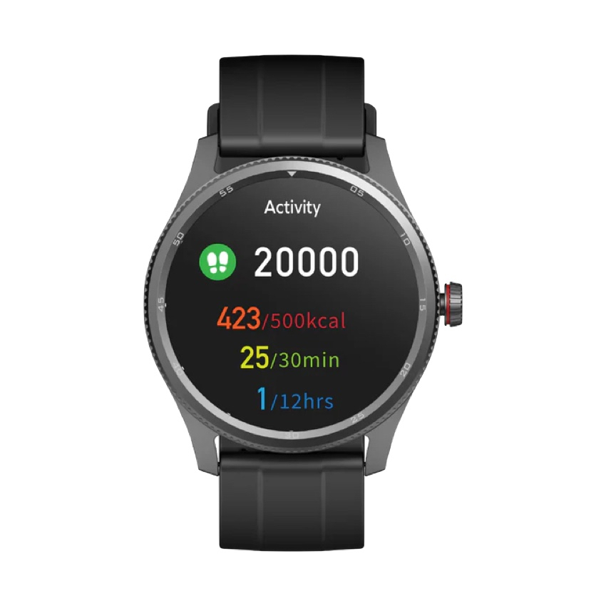 1-Wear Smart Watch Round - Black