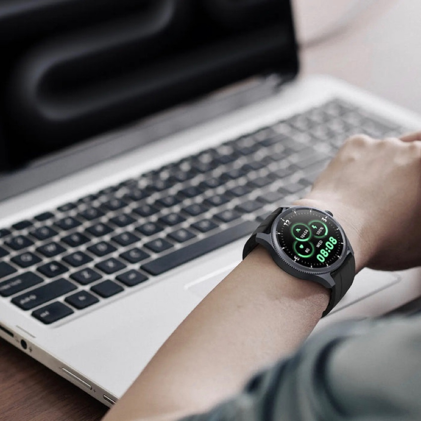 1-Wear Smart Watch Round - Black