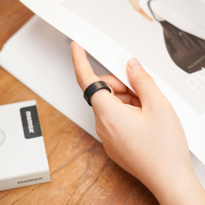1-Sense Active Smart Ring SIZE 7 (Black+Rose Gold)