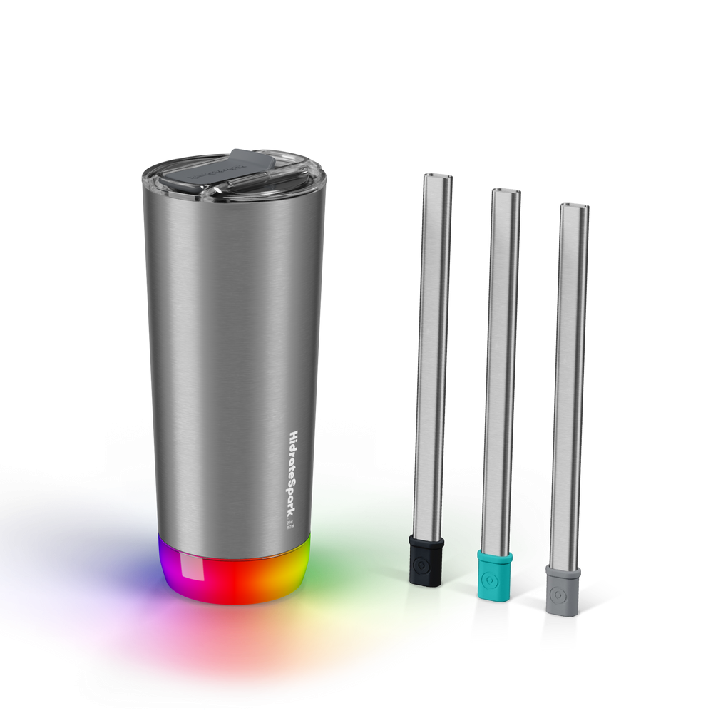 HidrateSpark PRO Tumbler 20oz - Brushed Stainless Steel