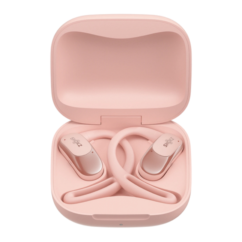 หูฟังไร้สาย OpenFit Air สี Pink เล่นเพลงสูงสุด 28 ชั่วโมง เสียงตรงเข้าหูได้อย่างแม่นยำ จากแบรนด์ SHOKZ